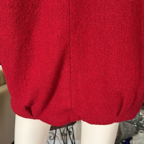 Dolce Vita Vintage Wool Blend Jacket Size XS/S Red with Black Lining - Picture 8 of 14